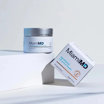 MiamiMD Age-Defying Lifting & Firming Face Cream for Women - Lift & Firm for Anti Aging, Wrinkle Reducer & Hydrating Moisturizer for Smooth, Radiant Skin, Tightening Cream for Face & Neck – 1.7oz